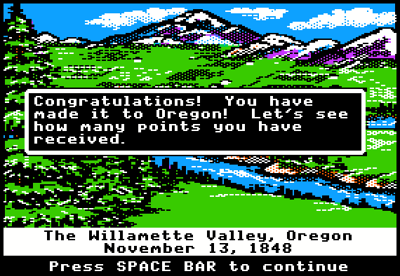 thumbnail image 2 of Oregon Trail 'You Have Died Of Dysentery' Enamel Pin – Vintage Gamer Brooch 2 of 6